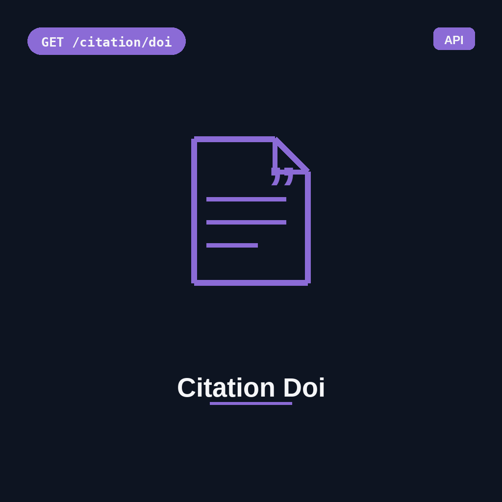 Citation Doi