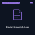 Citation Semantic Scholar
