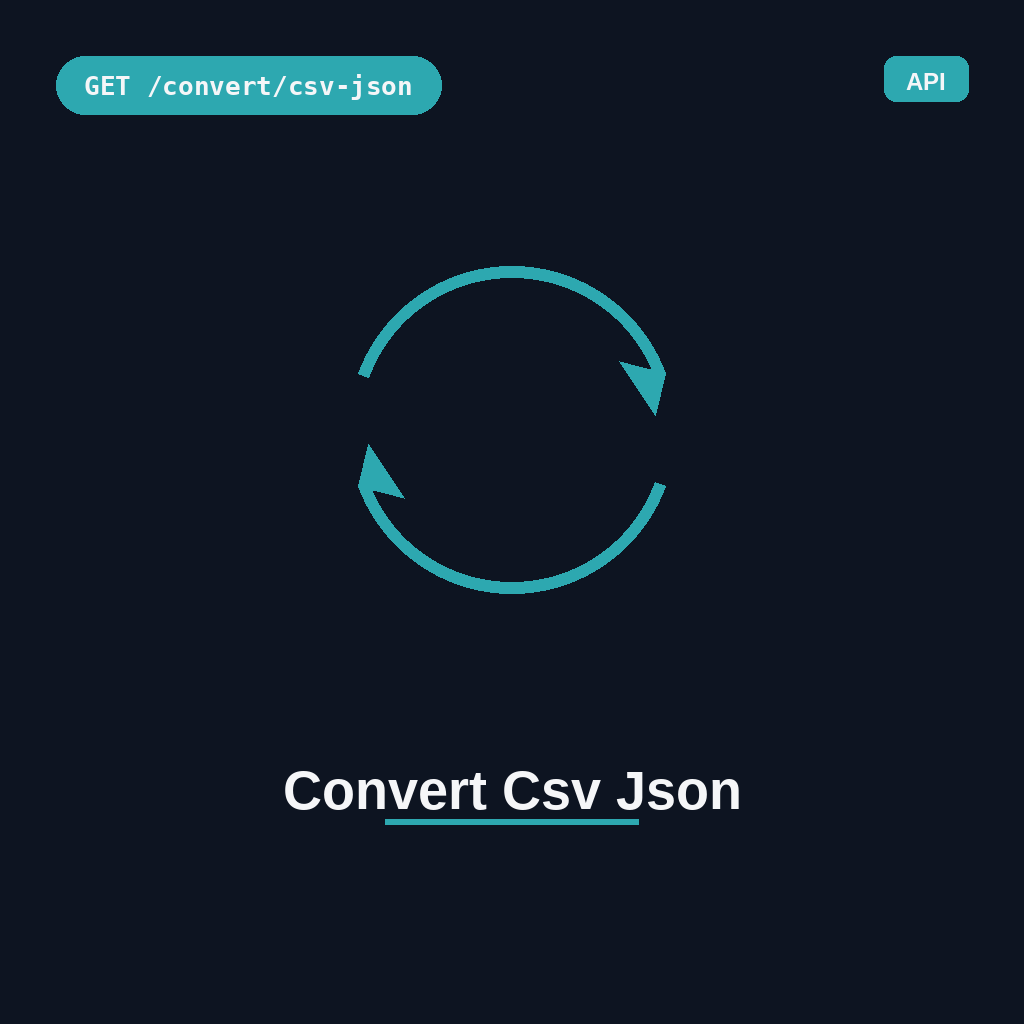 Convert Csv Json