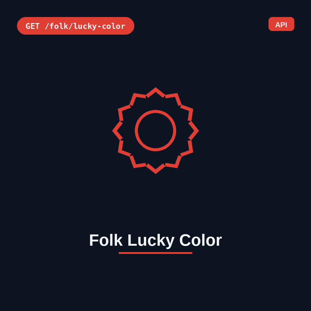 Folk Lucky Color