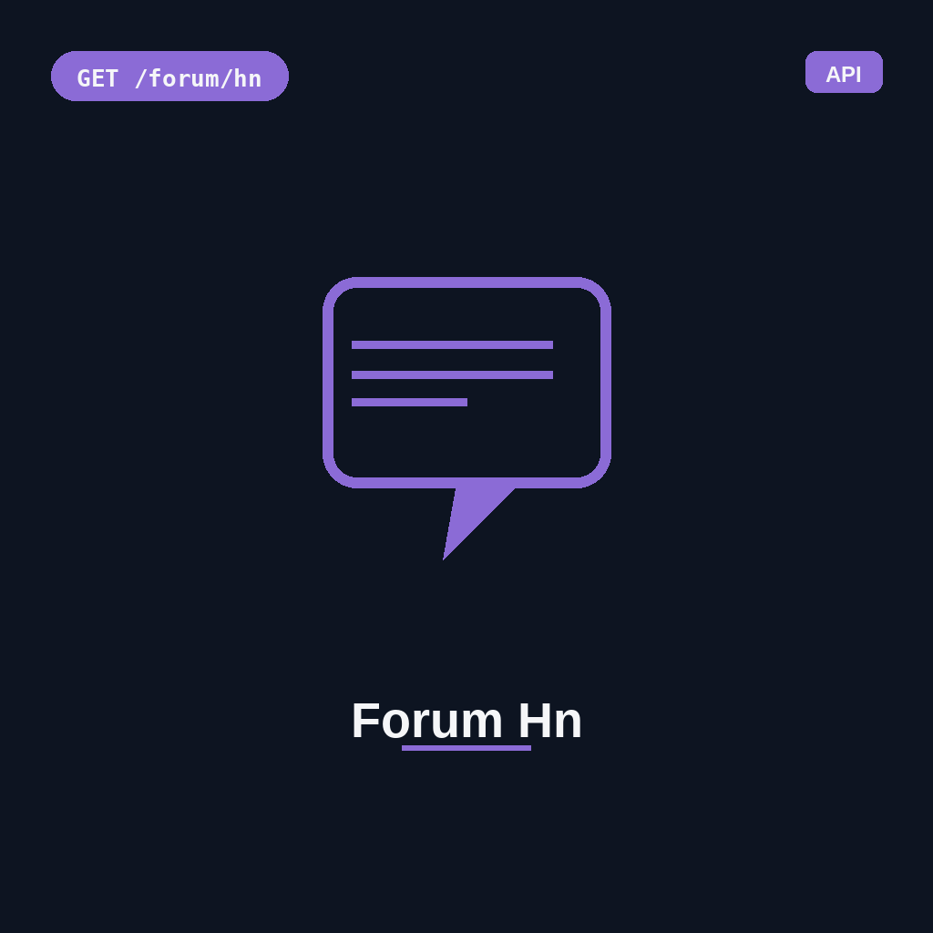 Forum Hn