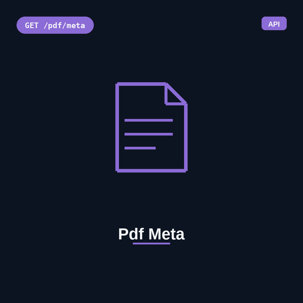 Pdf Meta