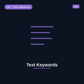 Text Keywords