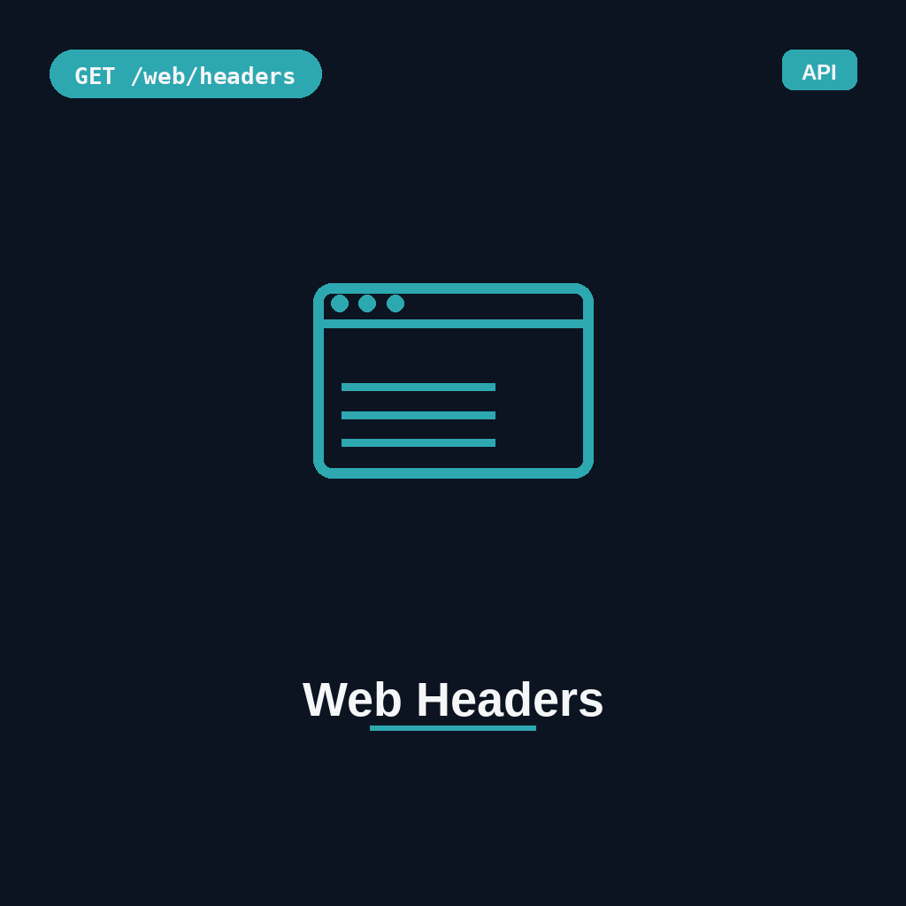 Web Headers